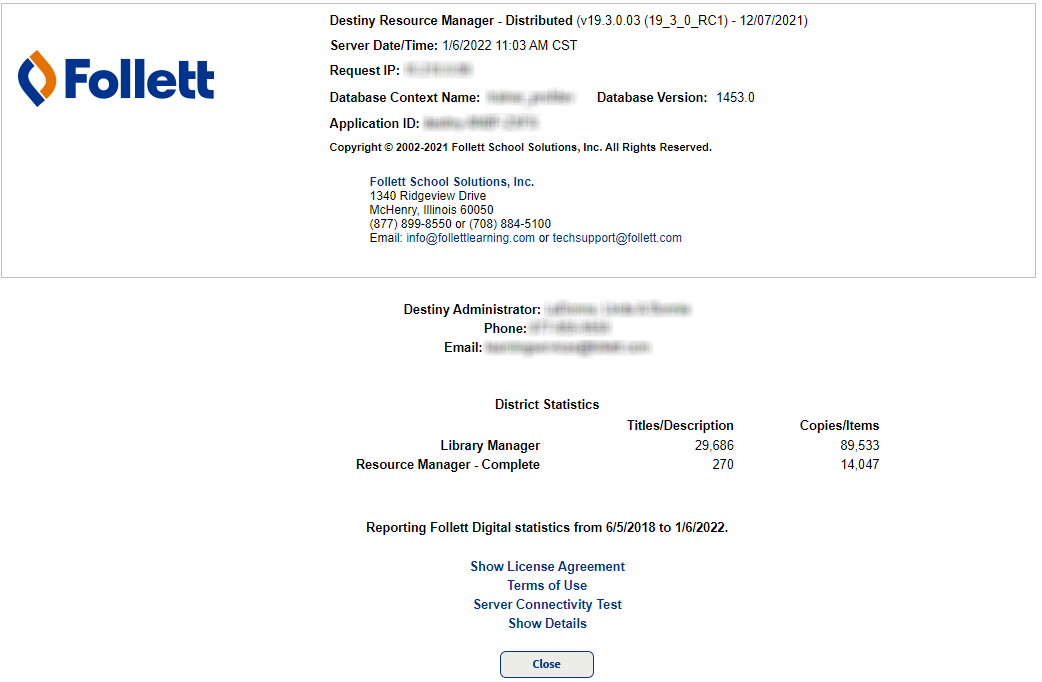Follett Digital Content Statistics