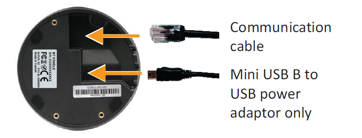 Cables showing being put in the cradle.